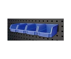 Var Tools Set Of 4 Plastic Bin & Bin Holder