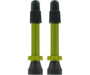 VAR Válvula Presta - 2ud 35mm Aluminio Verde