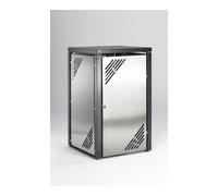 VAR VAR Armoire pour bacs à déchets MBS 2 acier inoxydable Quantité:1