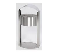 VAR VAR Ascher AG 120 Cendrier en acier inoxydable 15 l Quantité:1