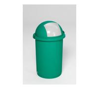VAR VAR Bac à déchets en plastique vert 50 l Quantité:1