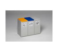 VAR VAR Bac en plastique 3 compartiments sans couvercle 120 l Quantité:1