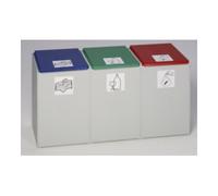 VAR VAR Bac en plastique 3 compartiments sans couvercle 180 l Quantité:1