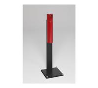 VAR VAR Cendrier mural B 12 avec pied rouge 3,5 l, verrouillable Quantité:1