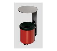 VAR VAR Cendrier mural WH 10 avec toit VA rouge 0,6 l Quantité:1