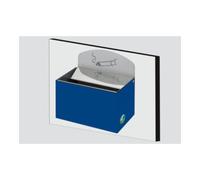 VAR VAR Cendrier mural WH 13 avec plaque bleu gentiane 0,8 l Quantité:1