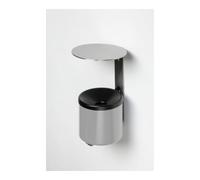 VAR VAR Cendrier mural WH 16 avec toit VA argent 2,4 l Quantité:1