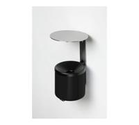 VAR VAR Cendrier mural WH 16 avec toit VA noir 2,4 l Quantité:1