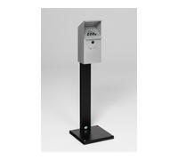 VAR VAR Cendrier mural WH 41 avec pied argent 3,7 l Quantité:1