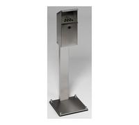 VAR VAR Cendrier mural WH 41 en acier inoxydable avec pied 3,7 l Quantité:1