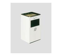 VAR VAR Cendrier mural WH 45 avec trappe d’insertion blanc 16 l Quantité:1