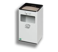 VAR VAR Cendrier mural WH 45 blanc 16 l Quantité:1