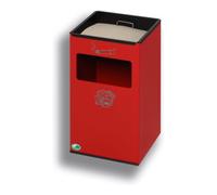 VAR VAR Cendrier mural WH 45 rouge 16 l Quantité:1