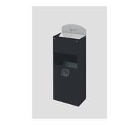VAR VAR Cendrier mural WH 51 avec plaque anthracite 0,8 l/4 l Quantité:1