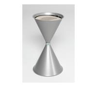 VAR Cendrier sur pied D400xH730 mm argent tôle d’acier