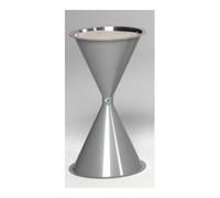 VAR VAR Cendrier sur pied en plastique argenté Quantité:1