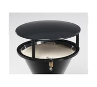 VAR VAR Cendrier sur pied en plastique noir-gris pour toiture Quantité:1