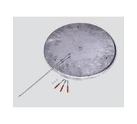 VAR VAR Cendrier sur pied rond en acier galvanisé à chaud Quantité:1