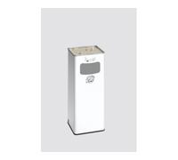 VAR VAR Collecteur de déchets/cendrier B 25R blanc 31,7 l Quantité:1