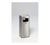 VAR VAR Collecteur de déchets/cendrier B 26 R inox 32 l Quantité:1