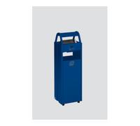 VAR VAR Collecteur de déchets/cendrier B 30 bleu gentiane 5 l/35 l Quantité:1