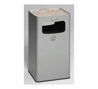 VAR VAR Collecteur de déchets/cendrier B 42R argent 96,1 l Quantité:1
