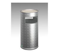 VAR VAR Collecteur de déchets/cendrier H 70 Alu anodisé 37,4 l Quantité:1