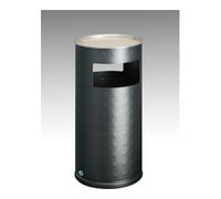 VAR VAR Collecteur de déchets/cendrier H 70 × I 37,4 l Alu Quantité:1