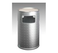 VAR VAR Collecteur de déchets/cendrier H 75 Alu anodisé 69,2 l Quantité:1