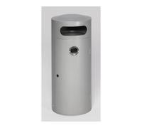 VAR VAR Collecteur de déchets/cendrier KS 70 argent 70 l Quantité:1