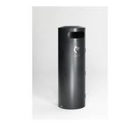 VAR VAR Collecteur de déchets/cendrier KS 90 argent antique 90 l Quantité:1