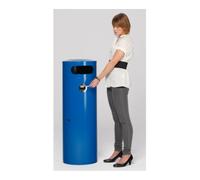 VAR VAR Collecteur de déchets/cendrier KS 90 bleu gentiane 90 l Quantité:1