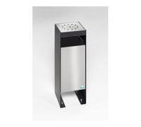 VAR VAR Collecteur de déchets/cendrier Q 25, brun foncé Quantité:1