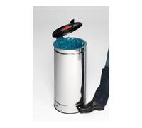 VAR VAR Collecteur de déchets grand volume (GVA) 66 l avec pédale acier inoxydable poli 66 l Quantité:1