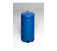 VAR VAR Collecteur de déchets grand volume (GVA) 66 l avec pédale pied bleu gentiane (RAL 5010) 66 l Quantité:1