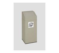 VAR VAR Collecteur de déchets recyclables gris 82 l Quantité:1