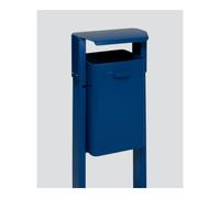VAR VAR Collecteur de déchets type AG 08 à encastrer avec toit bleu gentiane 40 l Quantité:1