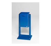 VAR VAR Collecteur de déchets type AG 08 avec plaque de fond bleu gentiane 40 l Quantité:1