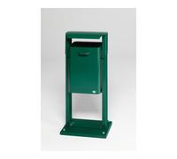 VAR VAR Collecteur de déchets type AG 08 avec plaque de fond et toit vert mousse 40 l Quantité:1