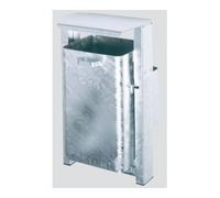 VAR VAR Collecteur de déchets type AG 08 pour fixation murale ou sur tube avec toit galvanisé à chaud 40 l Quantité:1