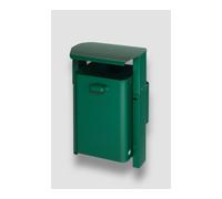 VAR VAR Collecteur de déchets type AG 08 pour fixation murale ou sur tube avec toit vert mousse 40 l Quantité:1