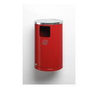 VAR VAR Collecteur de déchets type WR 1 pour fixation murale ou sur tuyau rouge 30 l Quantité:1