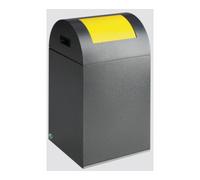 VAR VAR Collecteur de déchets WSG 40 R corps argent antique trappe jaune 43 l Quantité:1