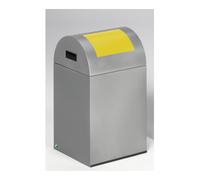 VAR VAR Collecteur de déchets WSG 40 R corps argent, trappe jaune 43 l Quantité:1