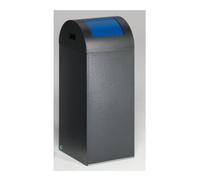 VAR VAR Collecteur de déchets WSG 55 R corps argent antique trappe bleu gentiane 60 l Quantité:1
