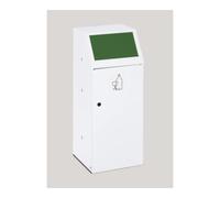 VAR VAR Collecteur de déchets WSG 69 avec porte avant, trappe d’insertion, anneau de serrage vert 70 l Quantité:1