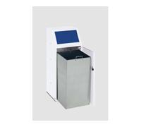 VAR VAR Collecteur de déchets WSG 69 avec porte frontale et insert intérieur bleu gentiane 70 l Quantité:1