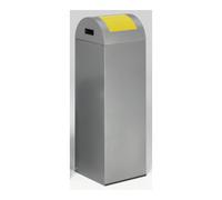 VAR VAR Collecteur de déchets WSG 85 R corps argent, trappe jaune 89 l Quantité:1