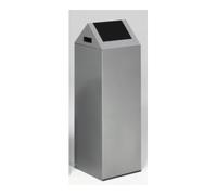 VAR VAR Collecteur de déchets WSG 85 S corps argent, trappe anthracite 89 l Quantité:1