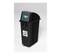 VAR VAR Collecteur de matériaux KS noir/Trappe d'entrée grise 58 l Quantité:1